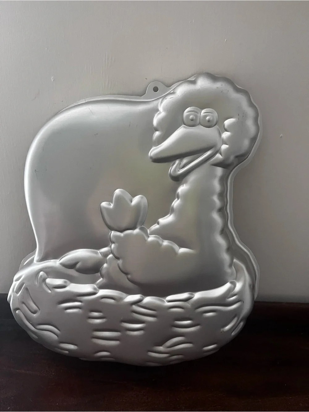Vintage 1989 Wilton Big Bird Cake Pan - Yellow Big Bird Design Used